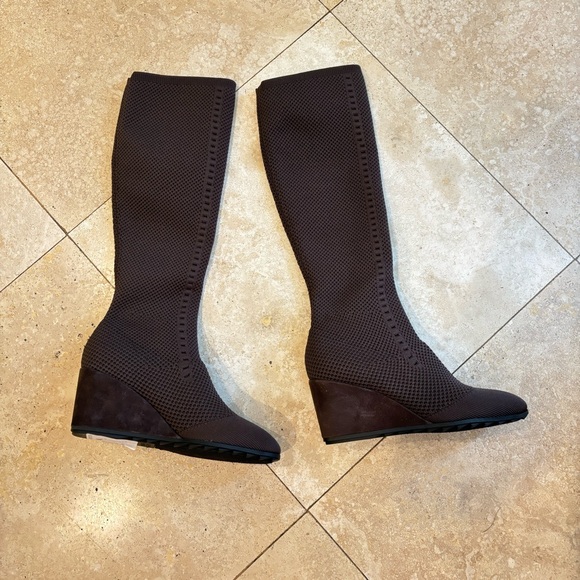 Gorgeous NWT Eileen Fisher Kasana Knee High  Stretchy Sock Boots - Picture 11 of 15